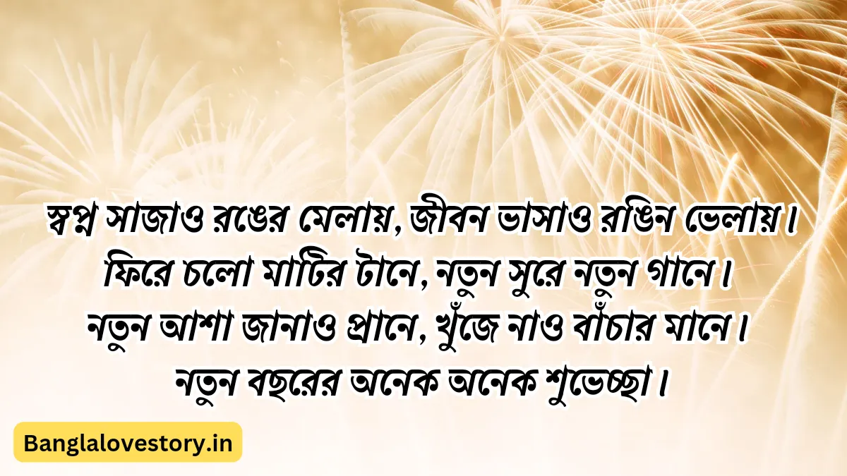 হ্যাপি নিউ ইয়ার শুভেচ্ছা স্ট্যাটাস