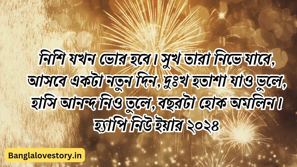 হ্যাপি নিউ ইয়ার ক্যাপশন